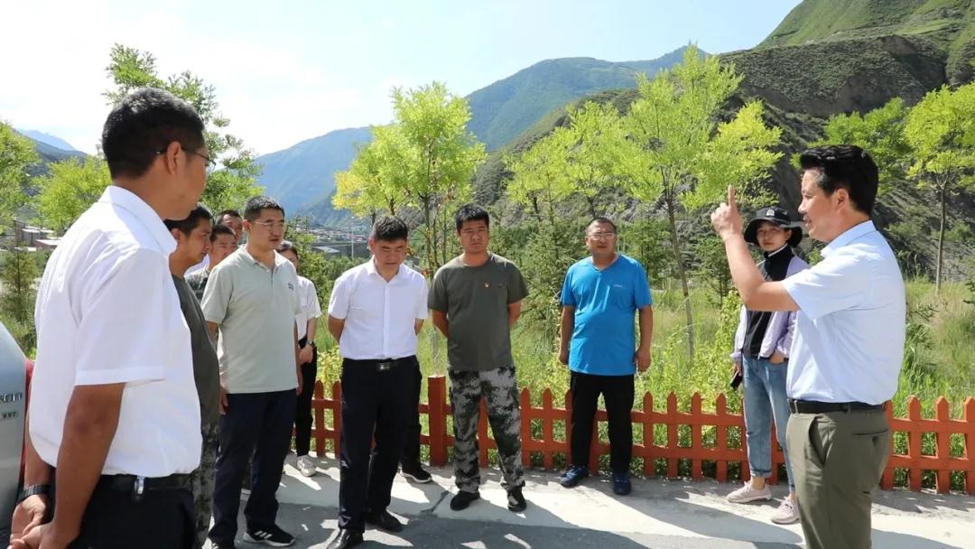 安玉海陈学勇督查指导环境整治工作
